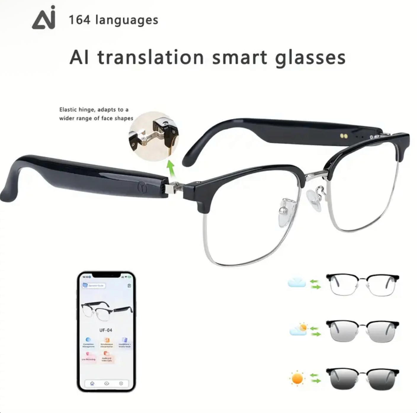 AI Bluetooth Smart Glasses
